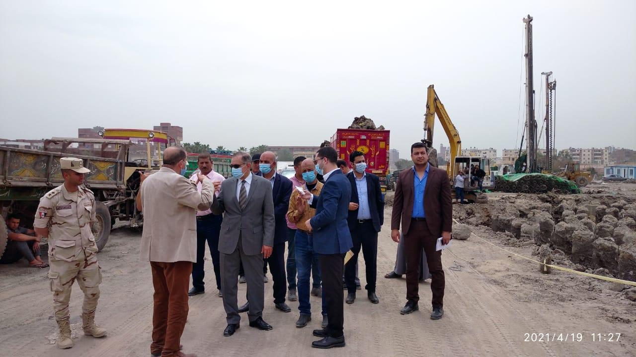 الشركة الصينية تبدأ أعمال إنشاء 10 آلاف و464 وحدة سكنية بغرب كفرالشيخ